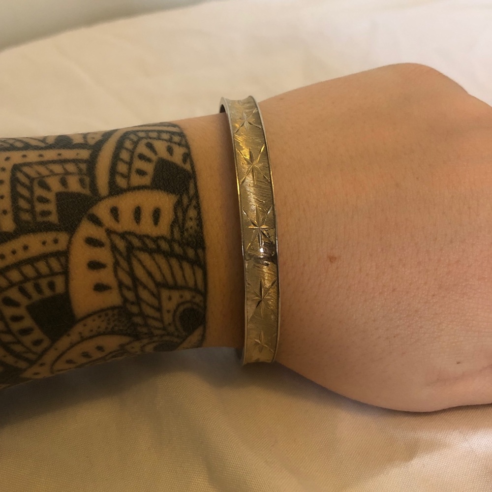 Vintage Silver Star Bracelet